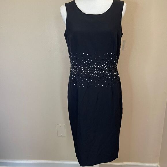7.NEW! Kasper | Dress| Studded Waistline| Small - Picture 11 of 14